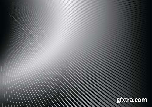 Silver vector reflective background surface 15x EPS