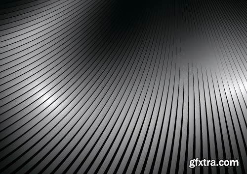 Silver vector reflective background surface 15x EPS