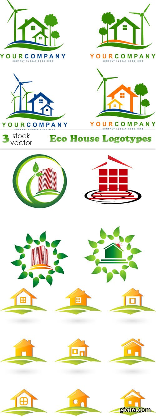 Vectors - Eco House Logotypes