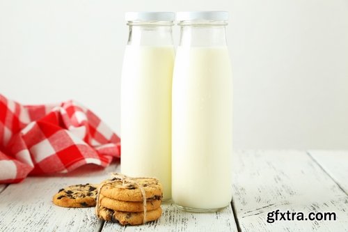 Collection of delicious milk dairy glass of yogurt bottle carafe 25 HQ Jpeg