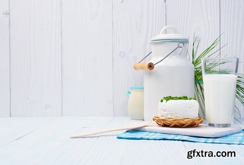 Collection of delicious milk dairy glass of yogurt bottle carafe 25 HQ Jpeg