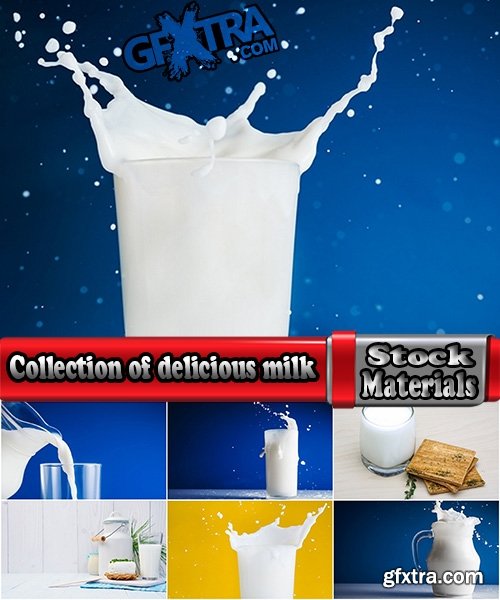 Collection of delicious milk dairy glass of yogurt bottle carafe 25 HQ Jpeg