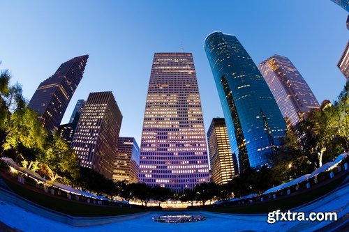 Collection of the most beautiful places Houston skyscraper night city lights 25 HQ Jpeg