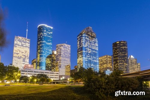 Collection of the most beautiful places Houston skyscraper night city lights 25 HQ Jpeg