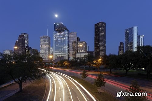 Collection of the most beautiful places Houston skyscraper night city lights 25 HQ Jpeg