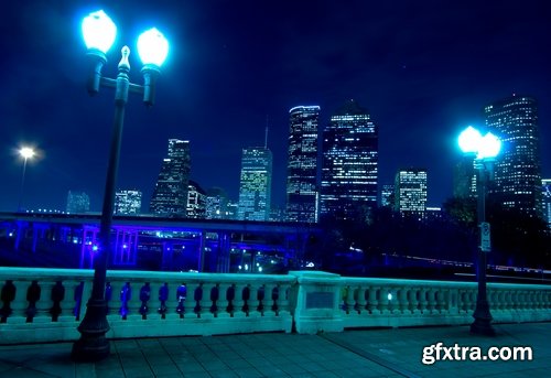 Collection of the most beautiful places Houston skyscraper night city lights 25 HQ Jpeg