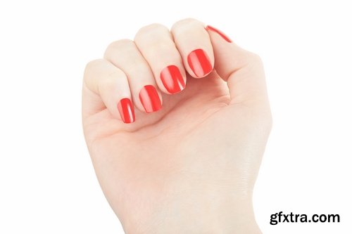 Collection of make-up manicure nail pattern on the nail 25 HQ Jpeg