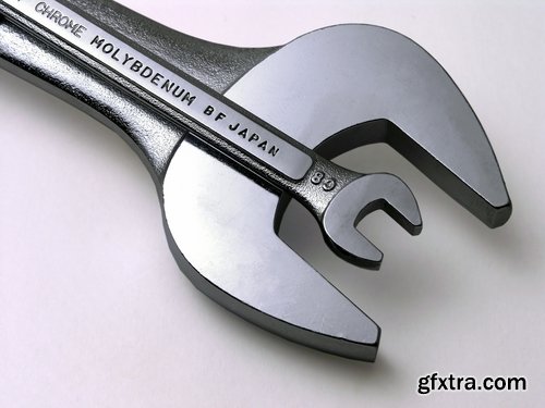 Collection of illustration instrument nut wrench tool mechanic 25 HQ Jpeg