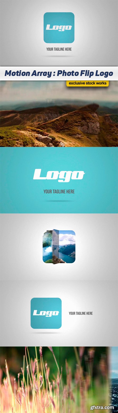 Motion Array - Photo Flip Logo After Effects Template