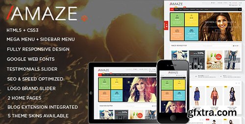 ThemeForest - Amaze - Responsive Multipurpose Magento 1.7 theme