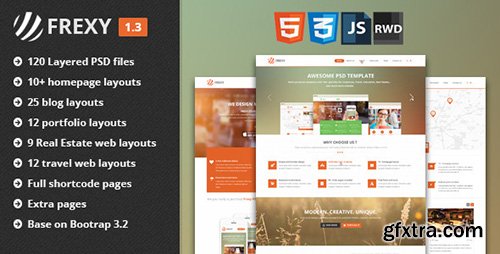 ThemeForest - Frexy - Responsive Multi-purpose HTML5 Template - 9242540