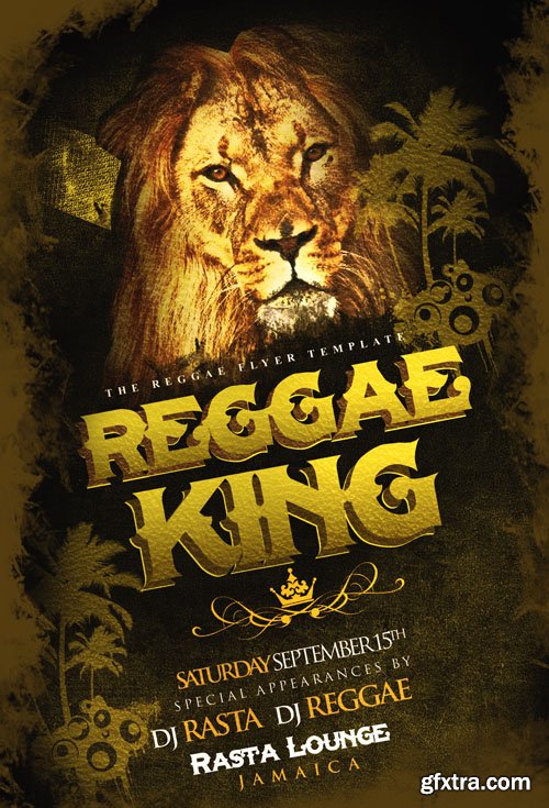 Reggae King Flyer Template