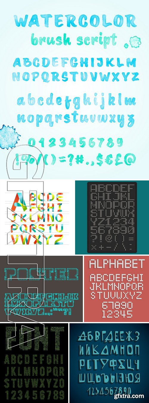 Stock Vectors - Alphabets 27