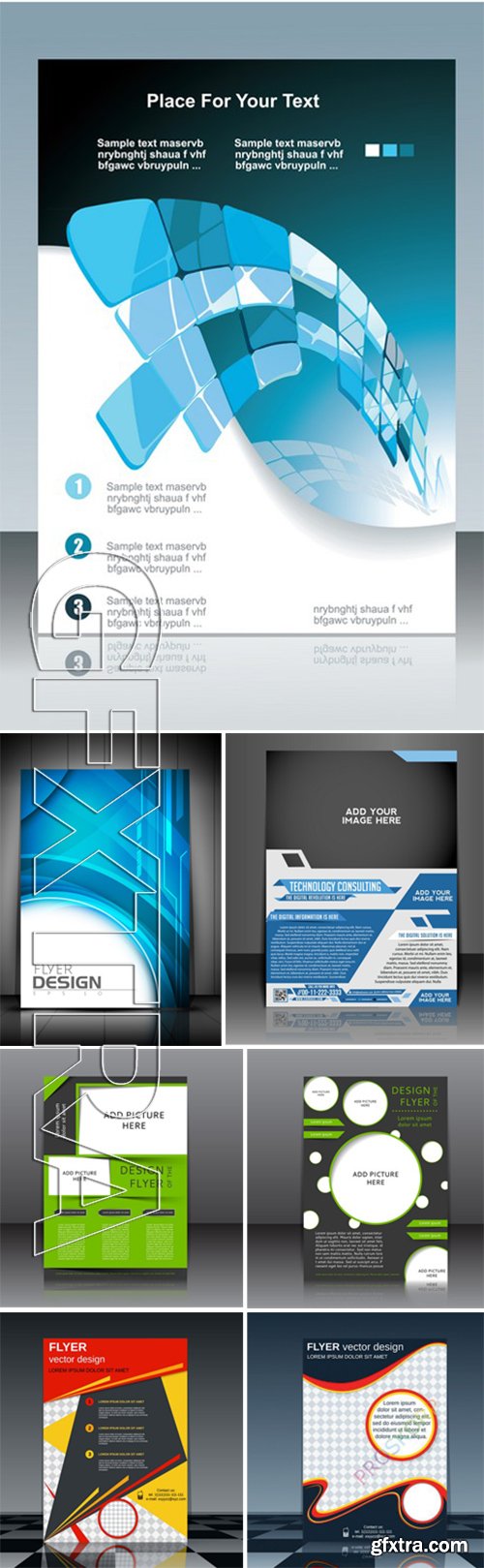 Stock Vectors - Business Flyer Template 3