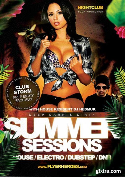 Summer Sessions Flyer Template