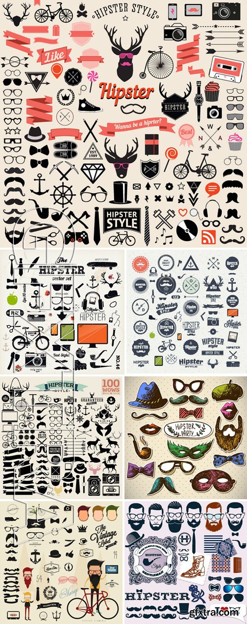 Stock Vectors - Hipster Design Elements