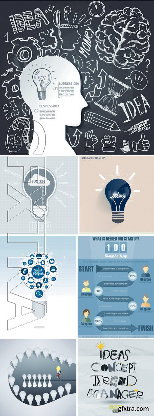 Stock Vectors - Idea Business Infographic 3