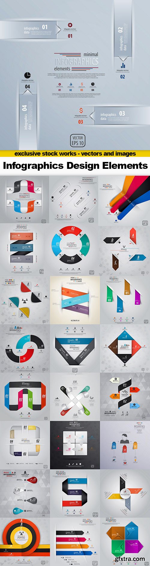 Infographics Design Elements - 25x EPS