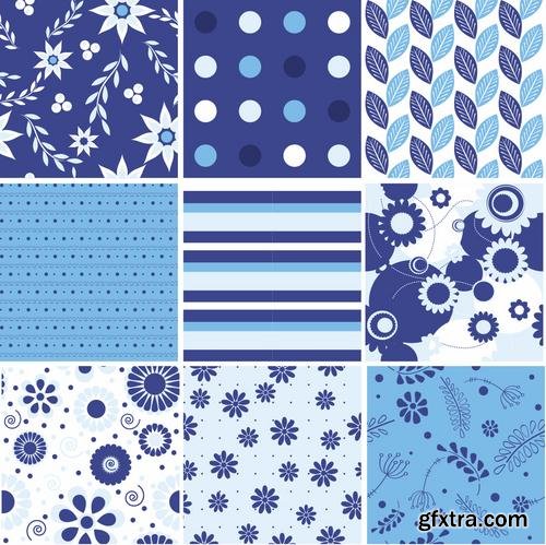 Stock Vector - Elegant Collection of Geometric Seamless Patterns, 30EPS