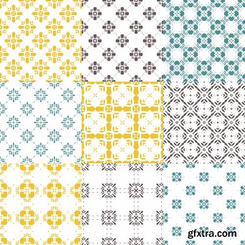 Stock Vector - Elegant Collection of Geometric Seamless Patterns, 30EPS