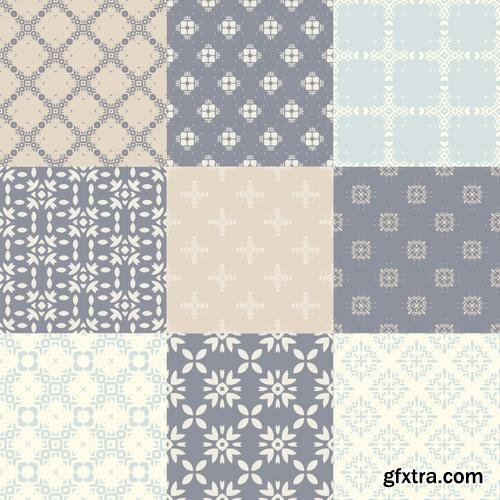 Stock Vector - Elegant Collection of Geometric Seamless Patterns, 30EPS