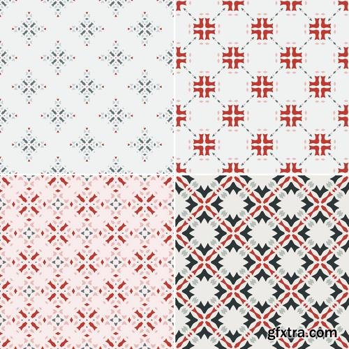 Stock Vector - Elegant Collection of Geometric Seamless Patterns, 30EPS