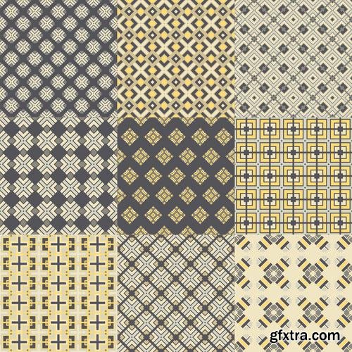 Stock Vector - Elegant Collection of Geometric Seamless Patterns, 30EPS