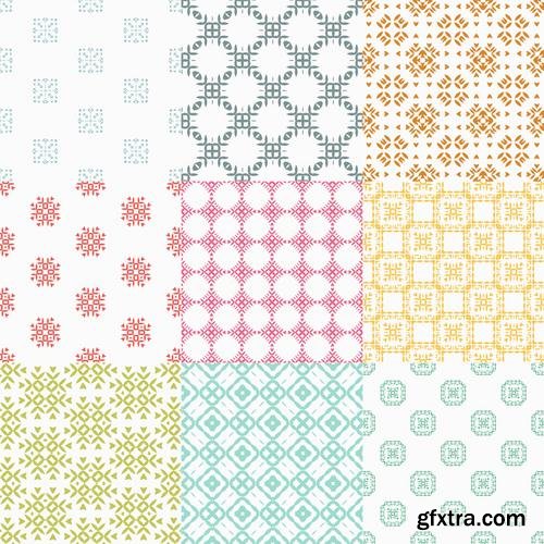 Stock Vector - Elegant Collection of Geometric Seamless Patterns, 30EPS