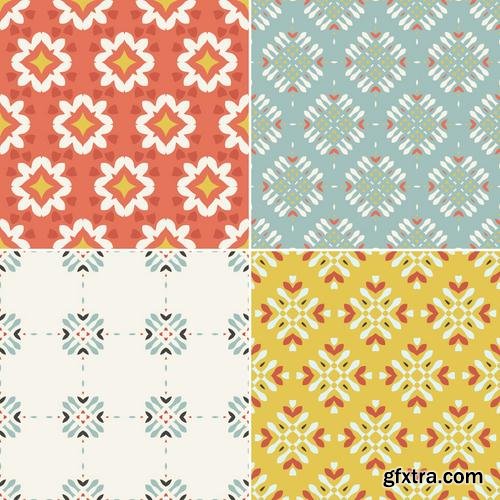 Stock Vector - Elegant Collection of Geometric Seamless Patterns, 30EPS