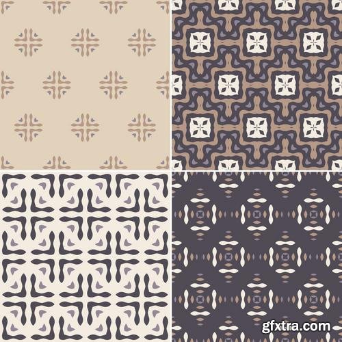 Stock Vector - Elegant Collection of Geometric Seamless Patterns, 30EPS