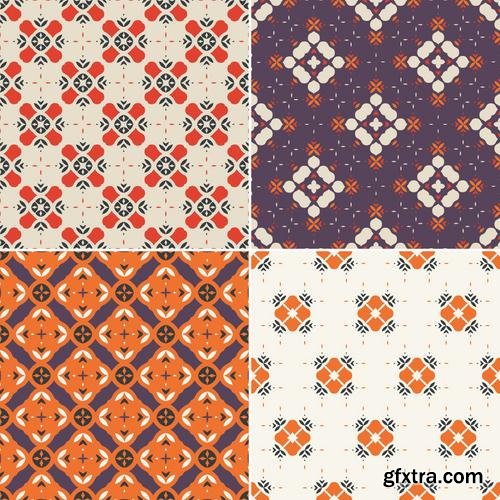 Stock Vector - Elegant Collection of Geometric Seamless Patterns, 30EPS