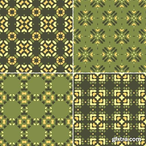 Stock Vector - Elegant Collection of Geometric Seamless Patterns, 30EPS