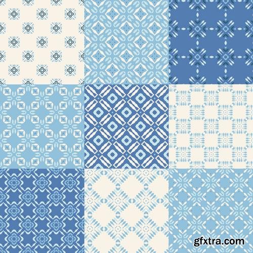 Stock Vector - Elegant Collection of Geometric Seamless Patterns, 30EPS