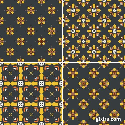 Stock Vector - Elegant Collection of Geometric Seamless Patterns, 30EPS