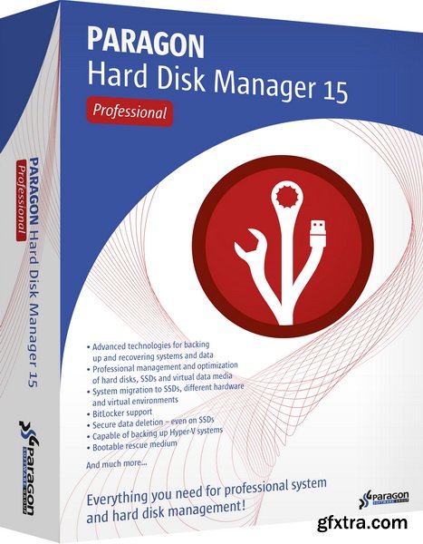 Paragon Hard Disk Manager 15 Professional 10.1.25.710 WinPE 8.1