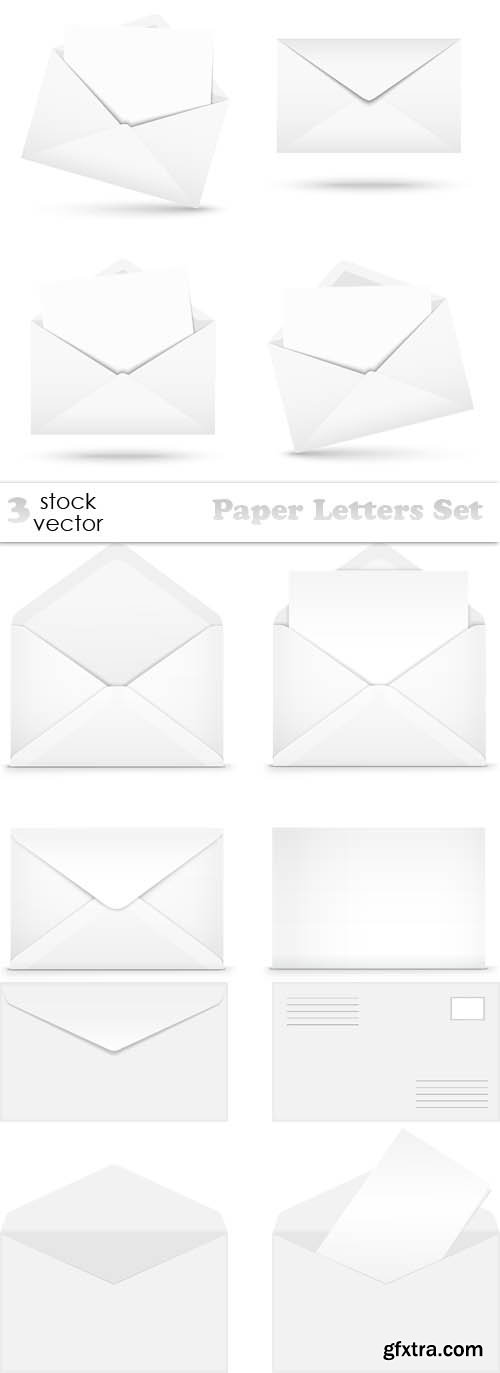 Vectors - Paper Letters Set