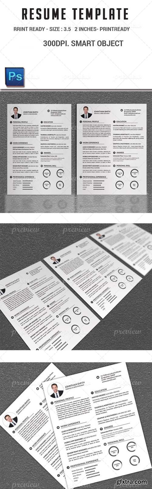 Creative Resume Template 4690