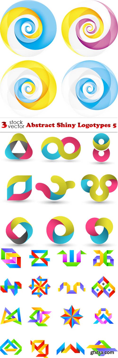 Vectors - Abstract Shiny Logotypes 5