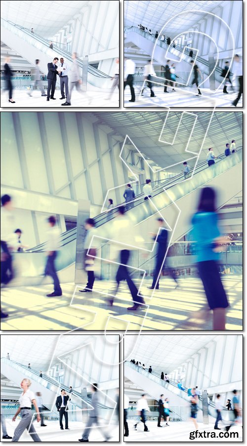 Business People Rush Hour Commute Concept - Stock photo