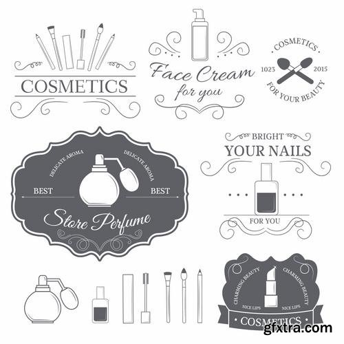 Stock Vector - Logo or Label Templates Big Set, 40EPS