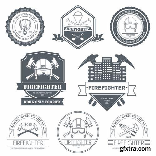 Stock Vector - Logo or Label Templates Big Set, 40EPS