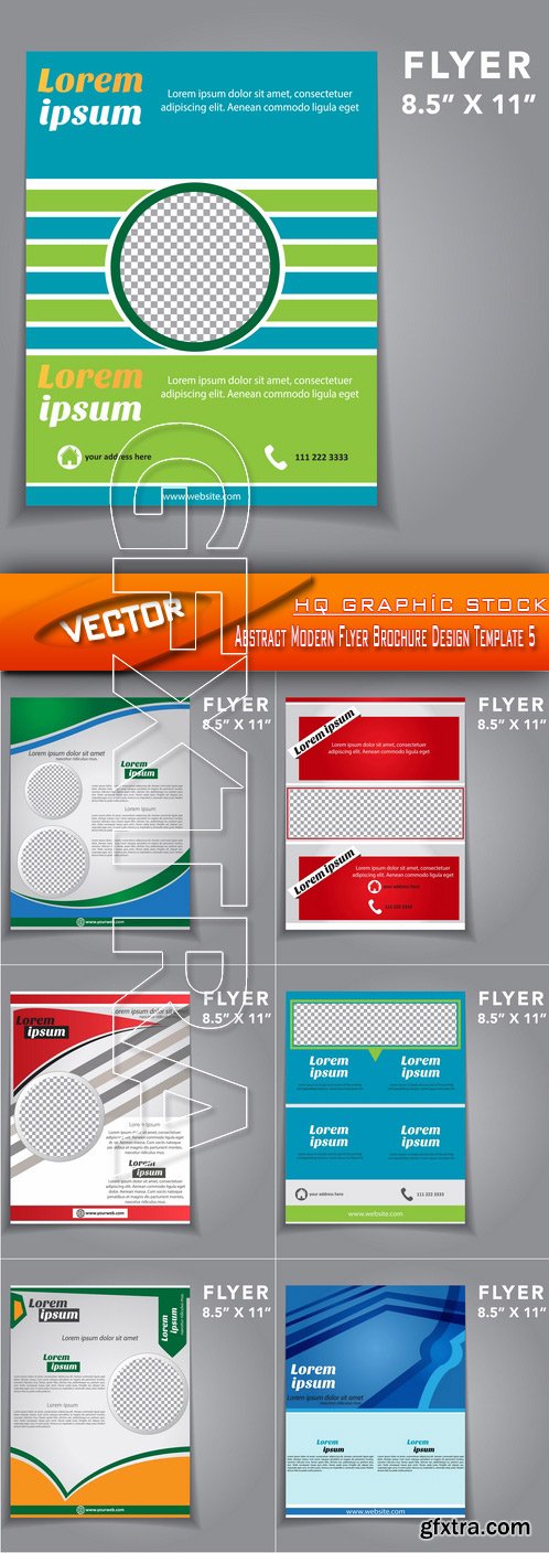Stock Vector - Abstract Modern Flyer Brochure Design Template 5
