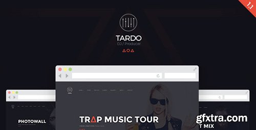 ThemeForest - TARDO // DJ & Producer Bootstrap Template - RIP - 11258318