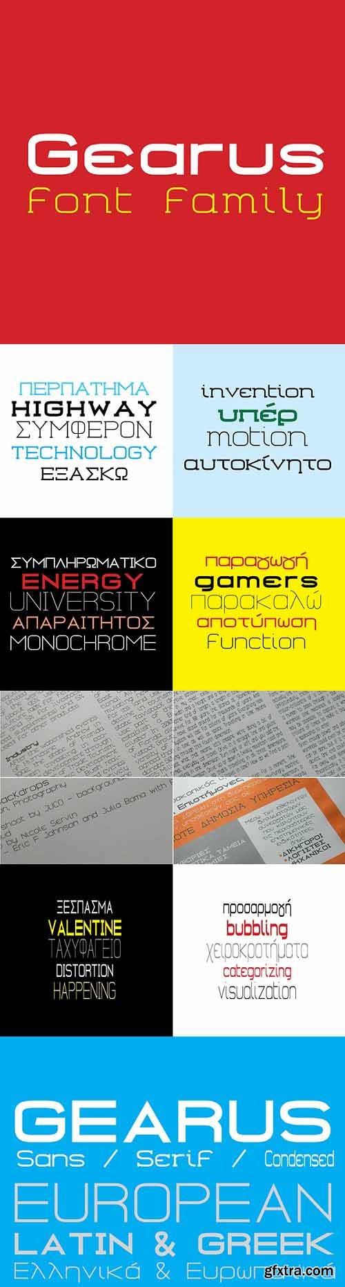 Gearus Font