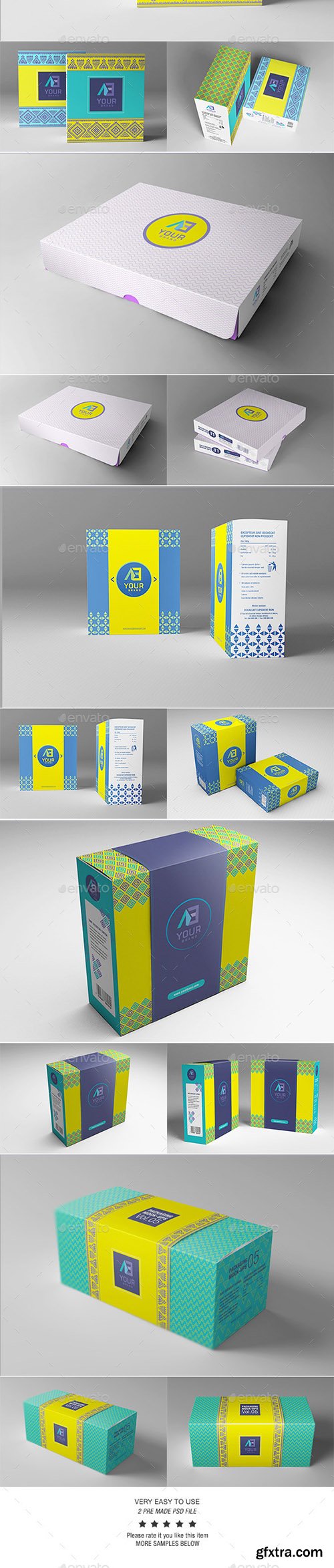 GraphicRiver Packaging Bundle Mock-Ups 10581137