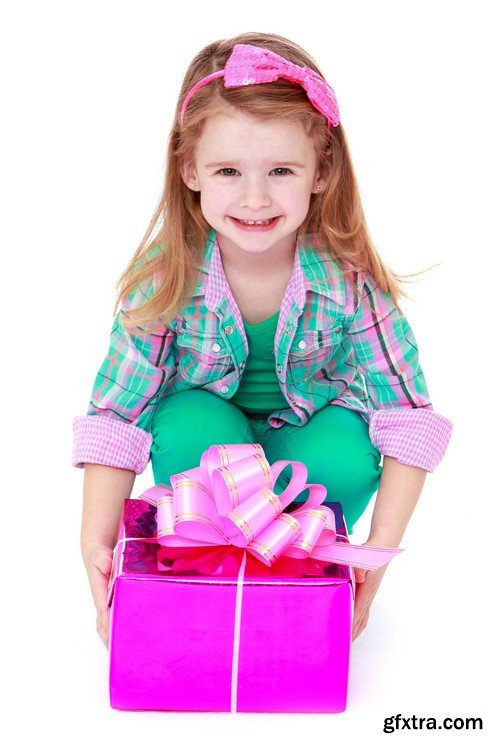 Child with a gift