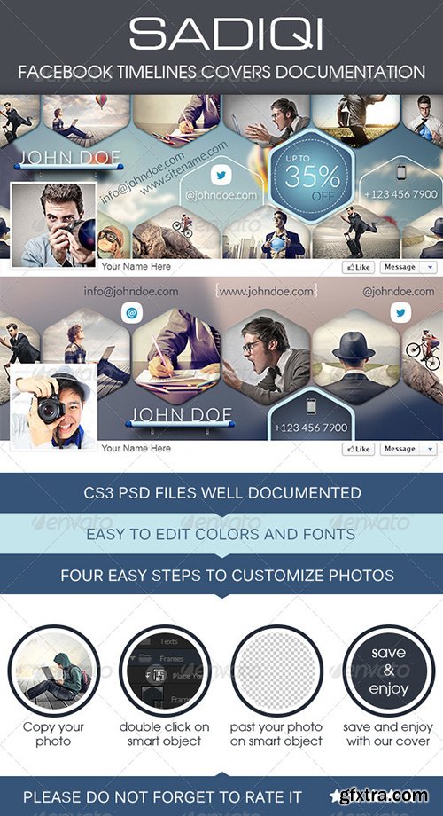 GraphicRiver - Sadiqi Facebook Timeline Cover 6898799