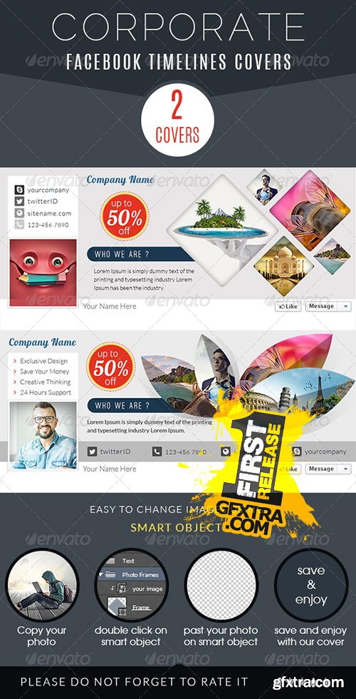 GraphicRiver - Corporate Facebook Timeline Cover 6982308