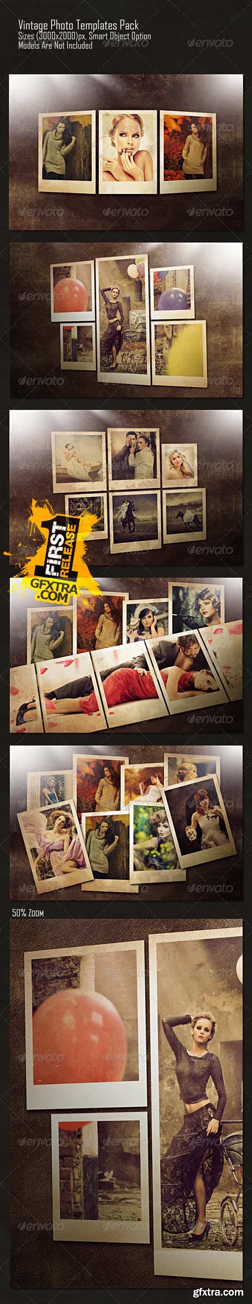 GraphicRiver - Vintage Photo Templates Pack 6765011