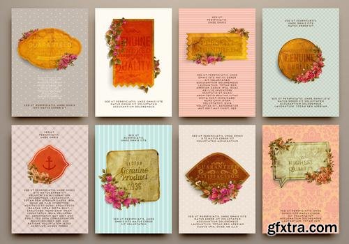 Stock Vector - Poster Flyer Brochure Design Templates Different Styles, 25EPS